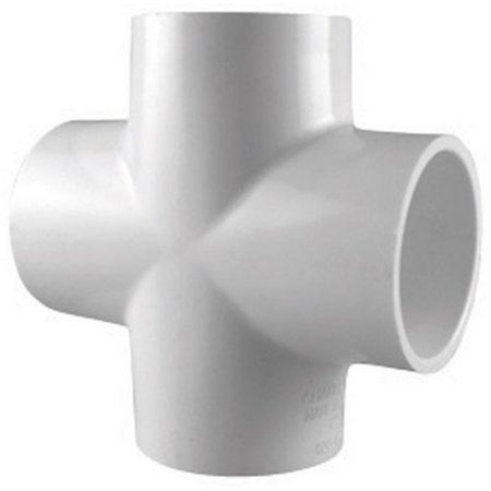 BISSELL HOMECARE PVC 02410 1400 2 in. Pipe Cross HO157693